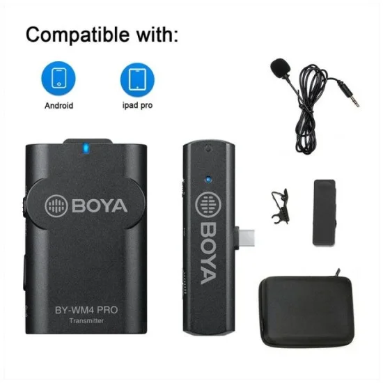 Boya WM4 Pro-K5 Wireless Mic - Black